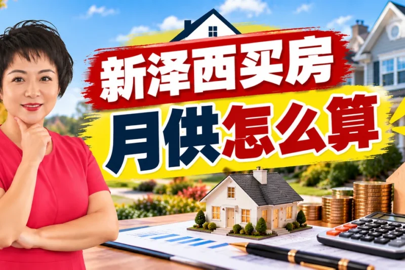 新泽西买房月供计算与房贷地税房屋保险HOA费用明细表 - 新泽西华人房产经纪徐佳美