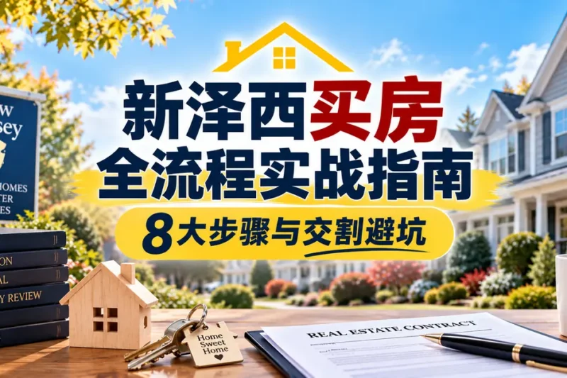 新泽西买房全流程与律师审查验房交割步骤 - 中新泽西置业顾问徐佳美 Jasmine Tsui