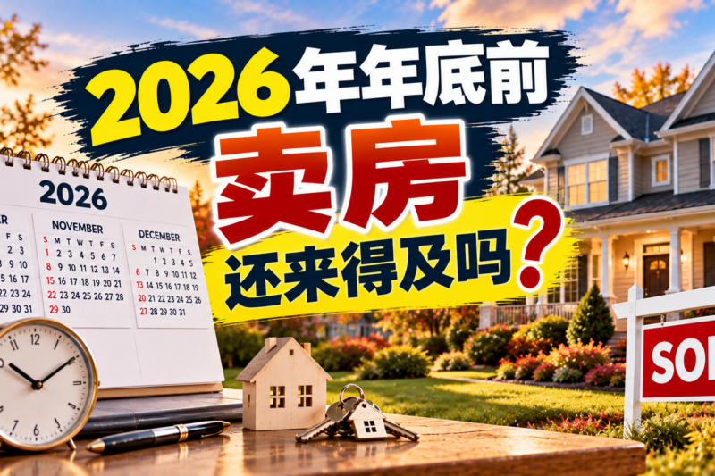 2026年年底前新泽西卖房交割倒排时间表与秋季房屋准备清单 - 新泽西华人房产经纪徐佳美