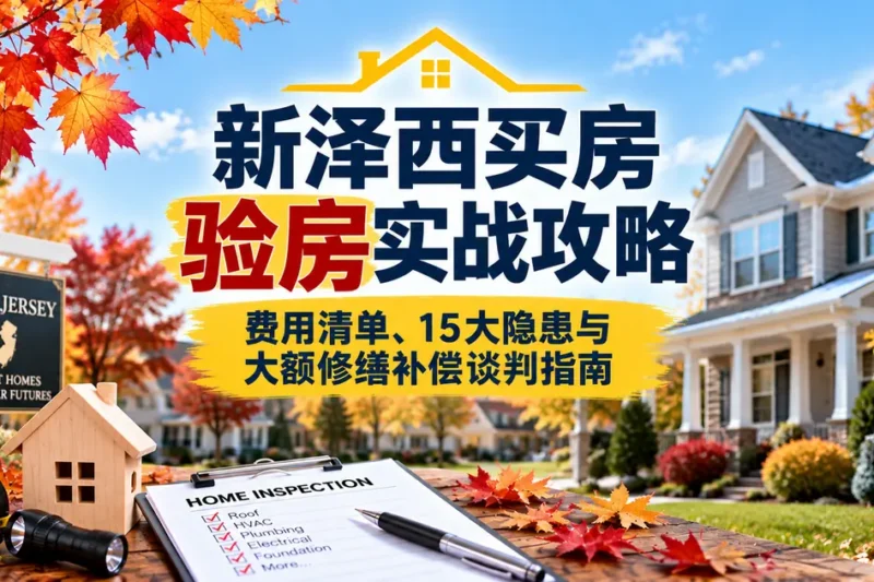 新泽西买房验房指南与老房大件系统地下油罐排查 - 新泽西华人地产经纪徐佳美 Jasmine Tsui