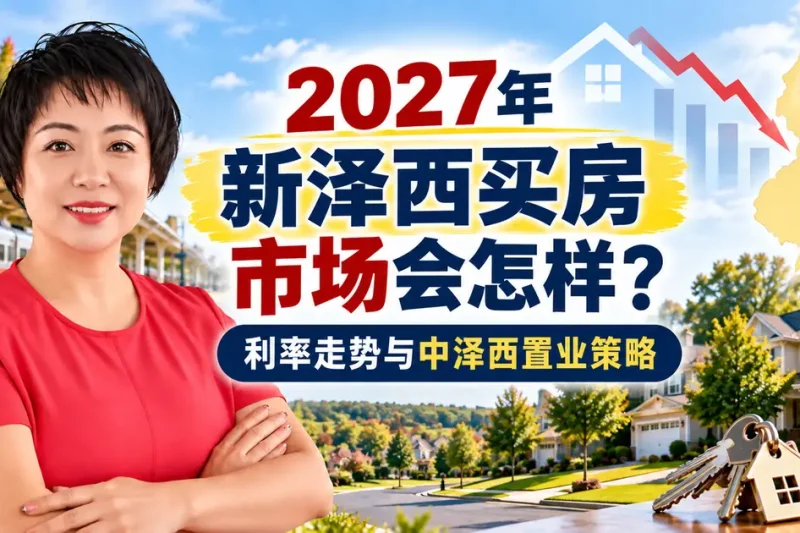 美联储加息后2027年新泽西买房与中泽西学区房市场走势分析 - 新泽西华人房产经纪徐佳美